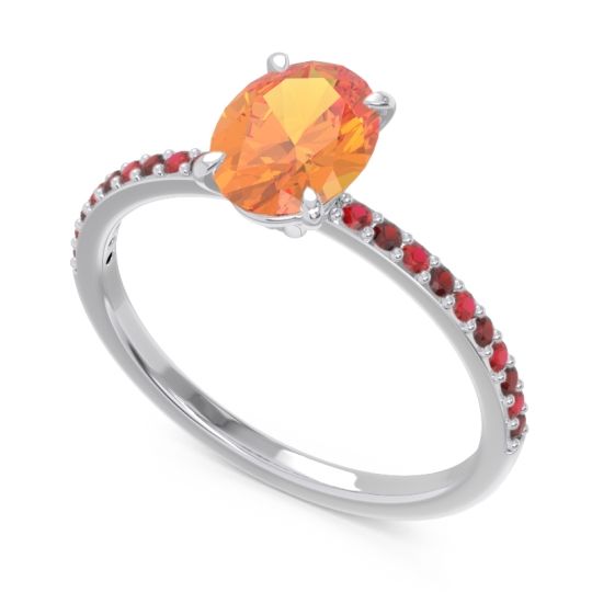 Oval Pave Presya Ring