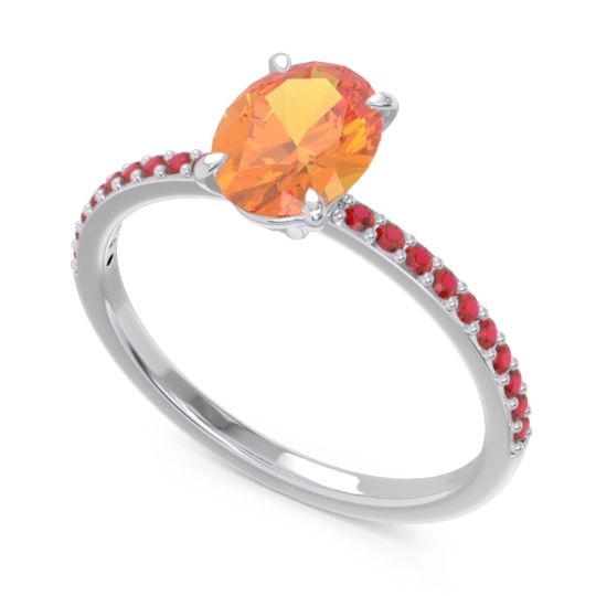 Oval Pave Presya Ring