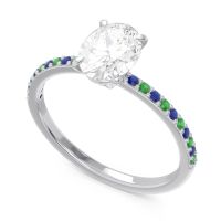 Oval Pave Presya Ring