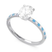 Oval Pave Presya Ring