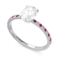 Oval Pave Presya Ring