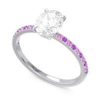 Oval Pave Presya Ring
