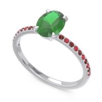 Oval Pave Presya Ring