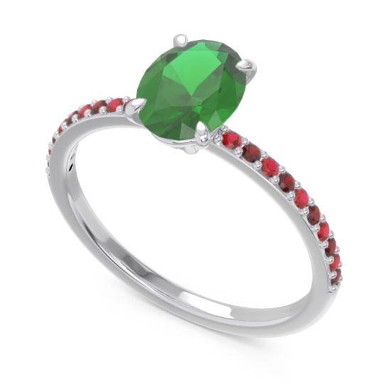 Oval Pave Presya Ring