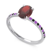 Oval Pave Presya Ring