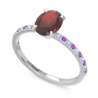 Oval Pave Presya Ring