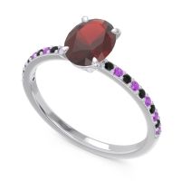 Oval Pave Presya Ring