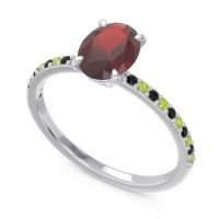 Oval Pave Presya Ring