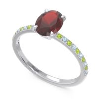 Oval Pave Presya Ring