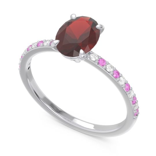 Oval Pave Presya Ring