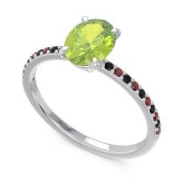 Oval Pave Presya Ring