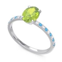 Oval Pave Presya Ring