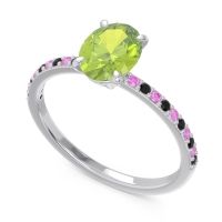 Oval Pave Presya Ring