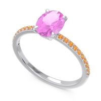 Oval Pave Presya Ring