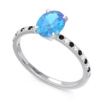 Oval Pave Presya Ring