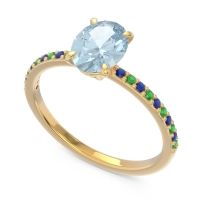 Oval Pave Presya Ring