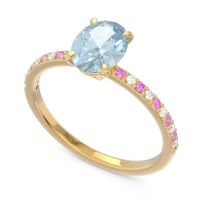 Oval Pave Presya Ring