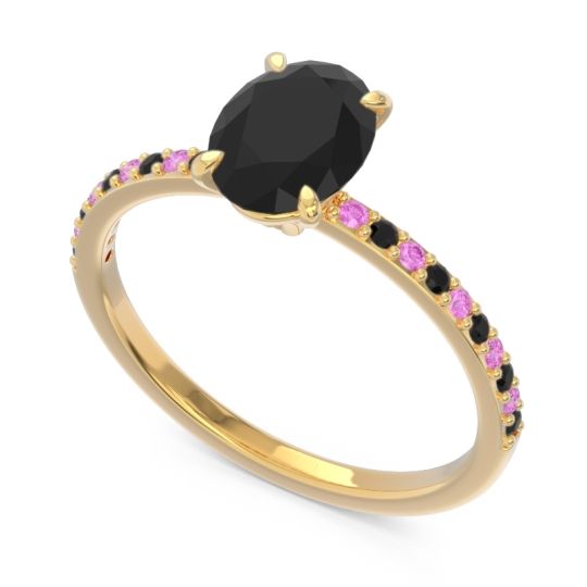 Oval Pave Presya Ring