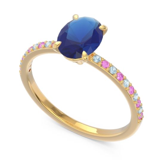 Oval Pave Presya Ring