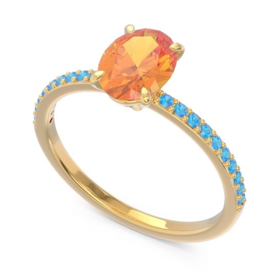 Oval Pave Presya Ring