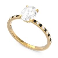 Oval Pave Presya Ring