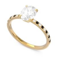 Oval Pave Presya Ring