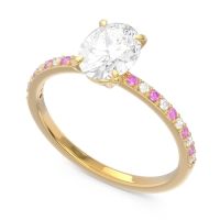 Oval Pave Presya Ring