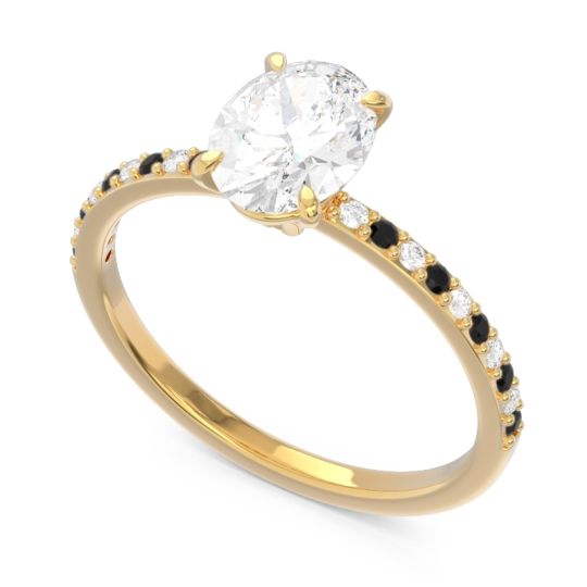 Oval Pave Presya Ring