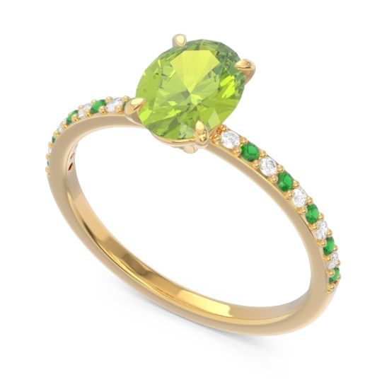 Oval Pave Presya Ring