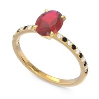 Oval Pave Presya Ring