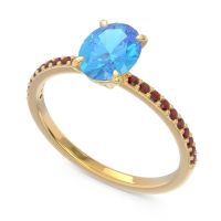 Oval Pave Presya Ring