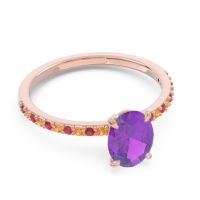 Oval Pave Presya Ring