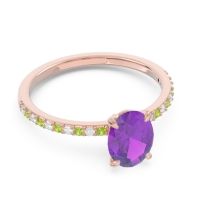 Oval Pave Presya Ring