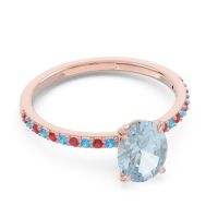 Oval Pave Presya Ring