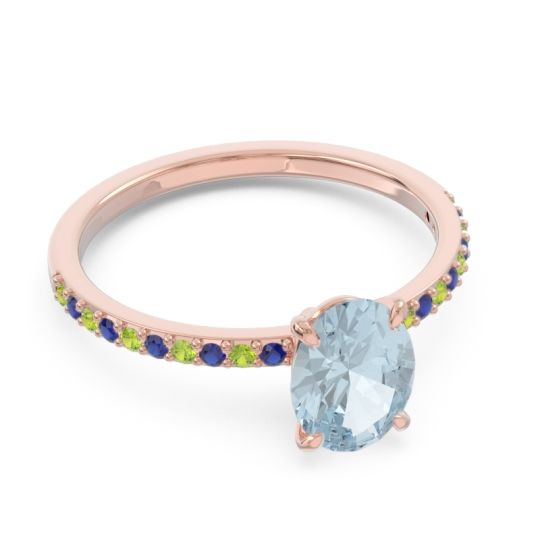 Oval Pave Presya Ring