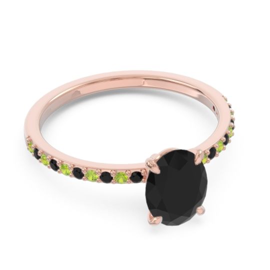 Oval Pave Presya Ring