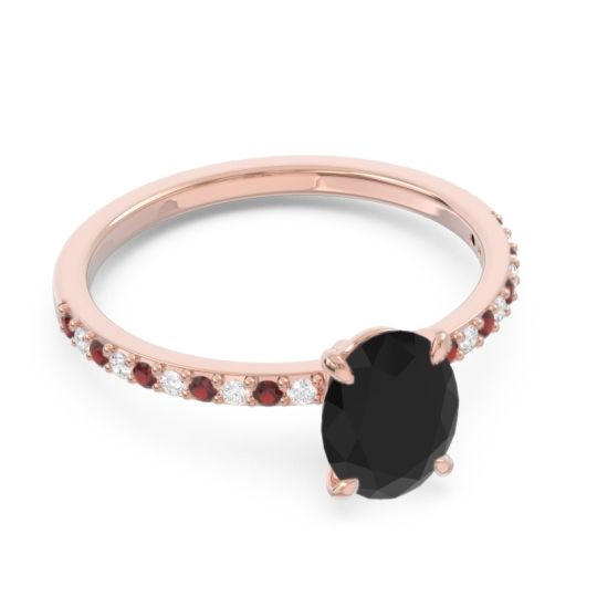 Oval Pave Presya Ring