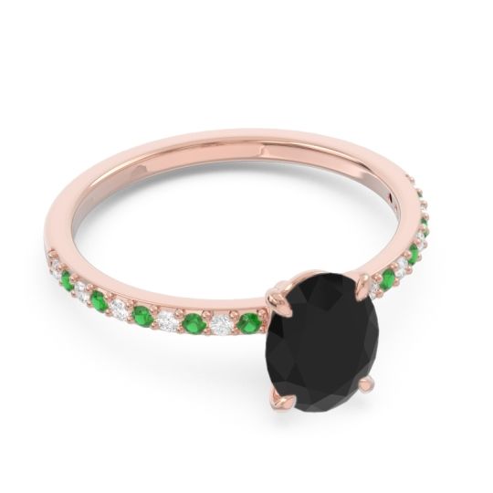 Oval Pave Presya Ring