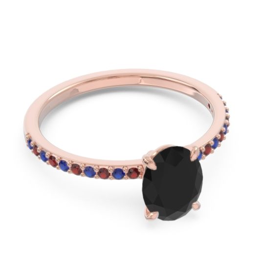 Oval Pave Presya Ring