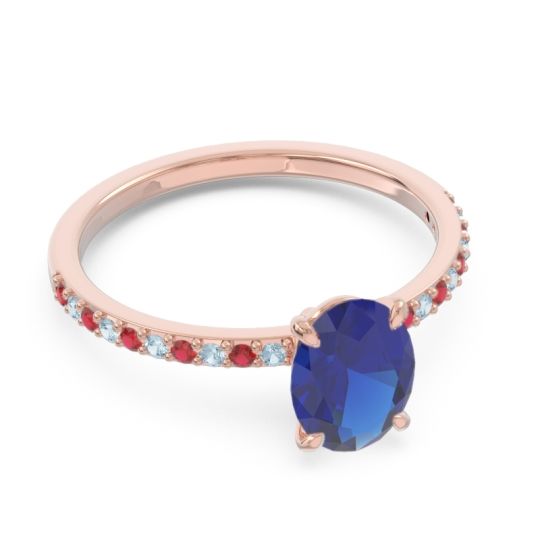 Oval Pave Presya Ring