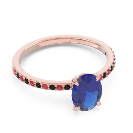 Oval Pave Presya Ring