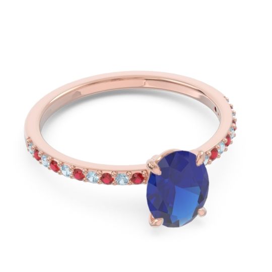 Oval Pave Presya Ring