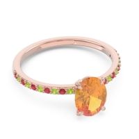 Oval Pave Presya Ring