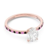 Oval Pave Presya Ring