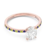 Oval Pave Presya Ring