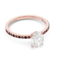 Oval Pave Presya Ring