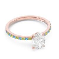 Oval Pave Presya Ring