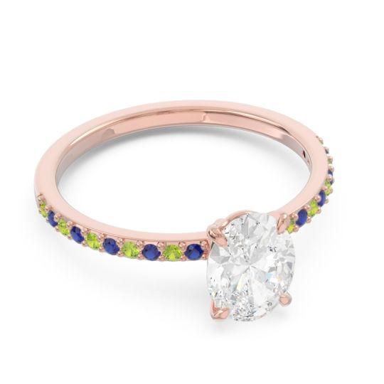 Oval Pave Presya Ring