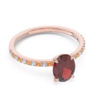 Oval Pave Presya Ring