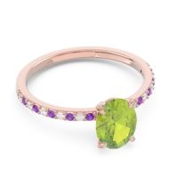 Oval Pave Presya Ring